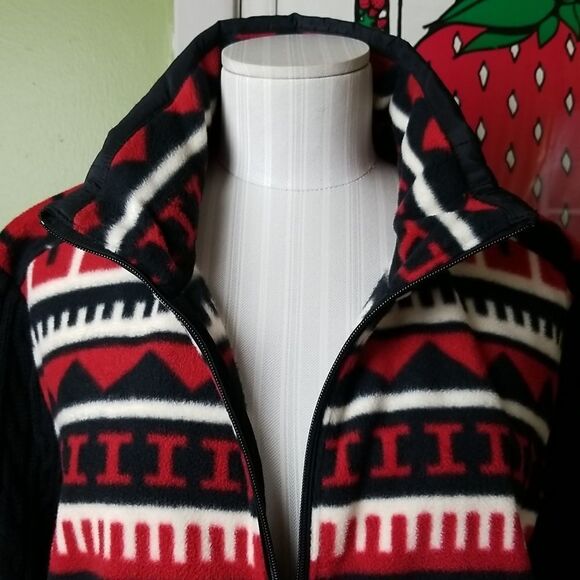 NWT Lauren Active Fleece Tribal Jacket 1X - Picture 5 of 12